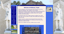 Desktop Screenshot of mckinneytx.com